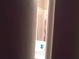 Spying wife in the shower