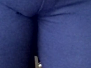 Subway tight pants camel toe