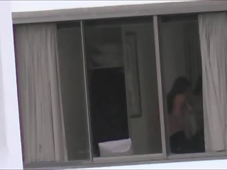 Hotel windows spy