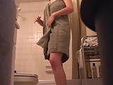 Busty tatoo girl in shower
