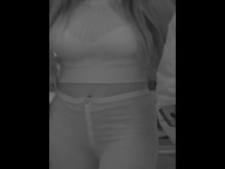 Hot babe infrared see through