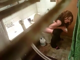 Girl Peeing at a House Party