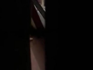 Masturbation caught through window