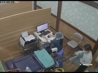 Asian patient pussy exam
