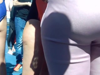 Touching bug butt mature ass