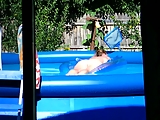 Neighbor in pool