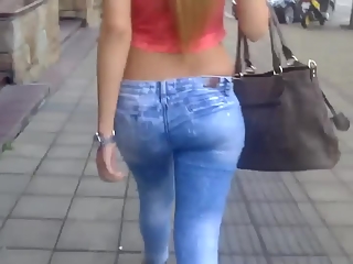 Hot blonde teen with great ass