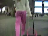 Teen Flashes in airport