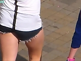 Two nice ass in shorts