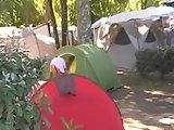 Spying Camping upskirt