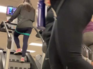 Exercising in the step machine