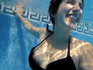 Underwater exposed nipple