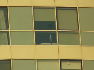 Showering window spy