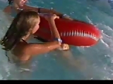 tits pop out at waterpark