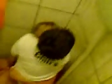 teen couple in toilet