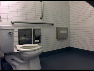 Fast food worker pees in toilet