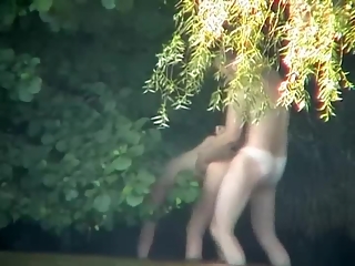 Naturist fucking in the nature