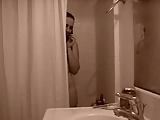 b&amp;w webcam shower show