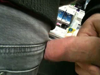 Flashing Groping in shop