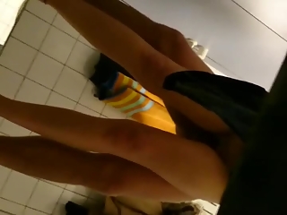 Couple fucking in changing room