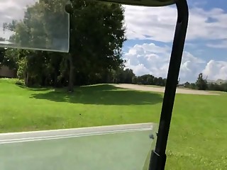 Playing golf naked