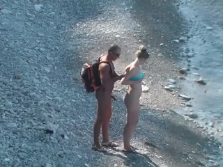 Nudists taking pictures and blowjob
