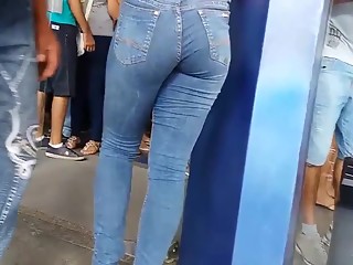 Latina teen tight jeans