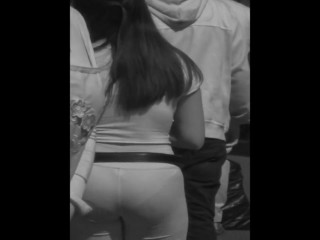Ass and panties infrared