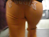 orange pink pants