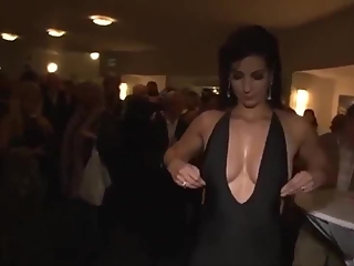 Great cleavage at a party