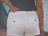 Transparent White Shorts
