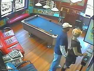 Couple caught by surveillance camera fucking