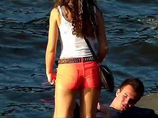 Nice ass in sexy shorts