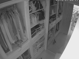 busty wife spied in wardrobe