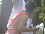 Bride peeing